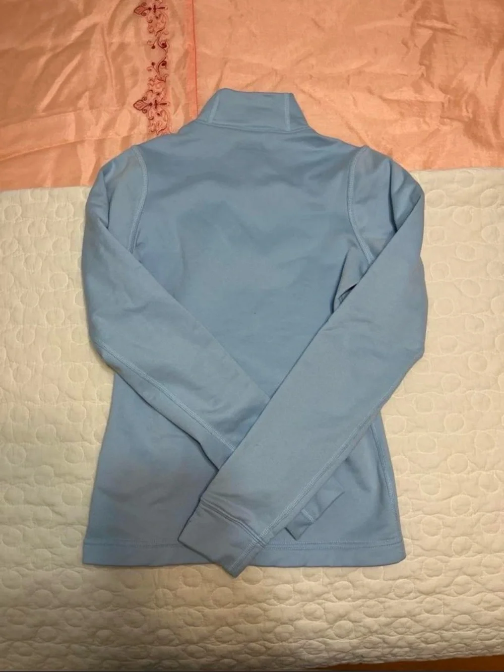 Nike Light Blue Quarter-Zip Pullover